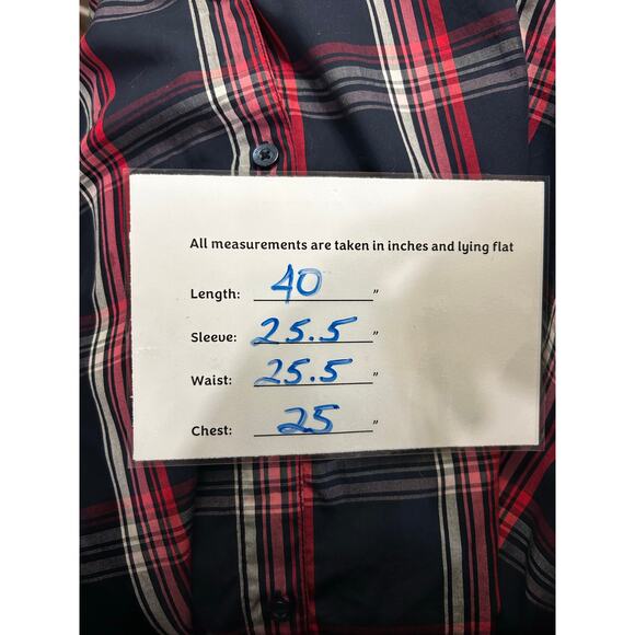 Tommy Hilfiger Plaid Button Up Shirt Dress Women's Size XXL - Picture 8 of 8